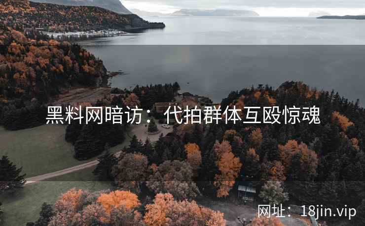 黑料网暗访：代拍群体互殴惊魂